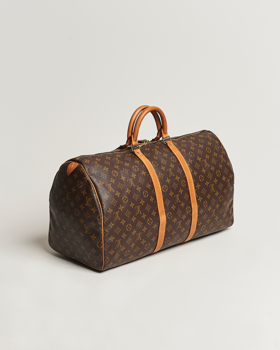 Herre | Louis Vuitton Pre-Owned Keepall 55 Bag Monogram | Louis Vuitton Pre-Owned | Keepall 55 Bag Monogram
