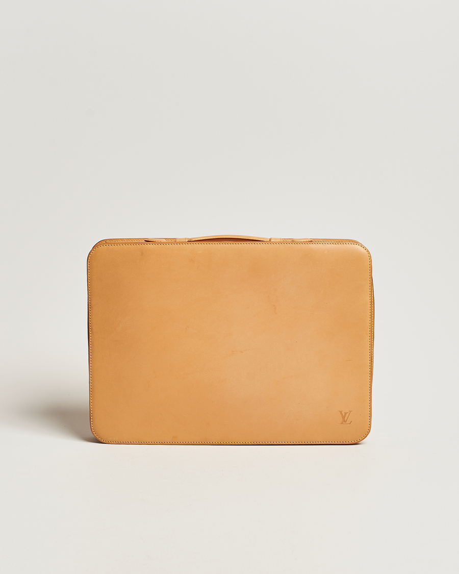 Herre | Louis Vuitton Pre-Owned Briefcase Leather | Louis Vuitton Pre-Owned | Briefcase Leather