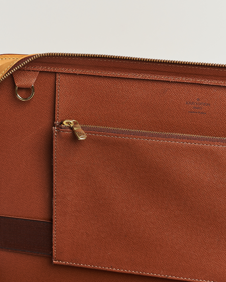 Herre | Louis Vuitton Pre-Owned Briefcase Leather | Louis Vuitton Pre-Owned | Briefcase Leather