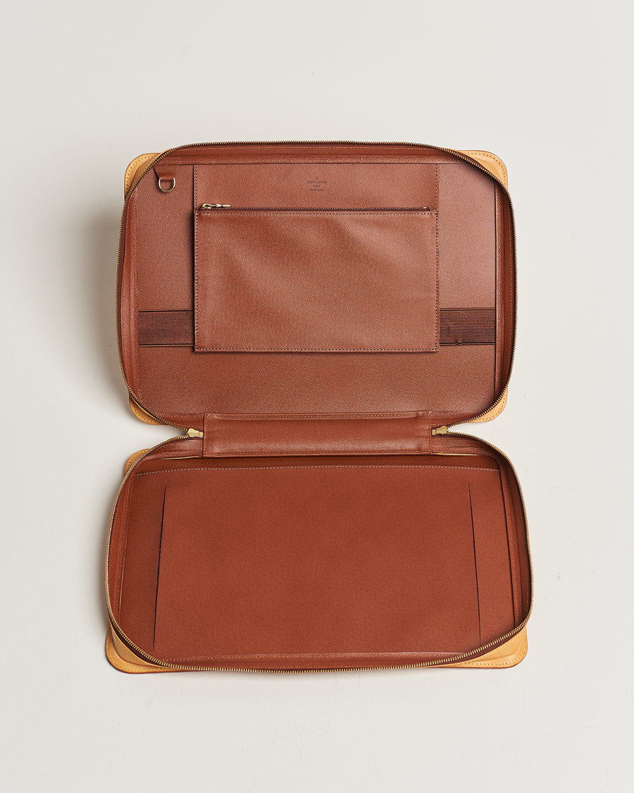 Herre | Louis Vuitton Pre-Owned Briefcase Leather | Louis Vuitton Pre-Owned | Briefcase Leather