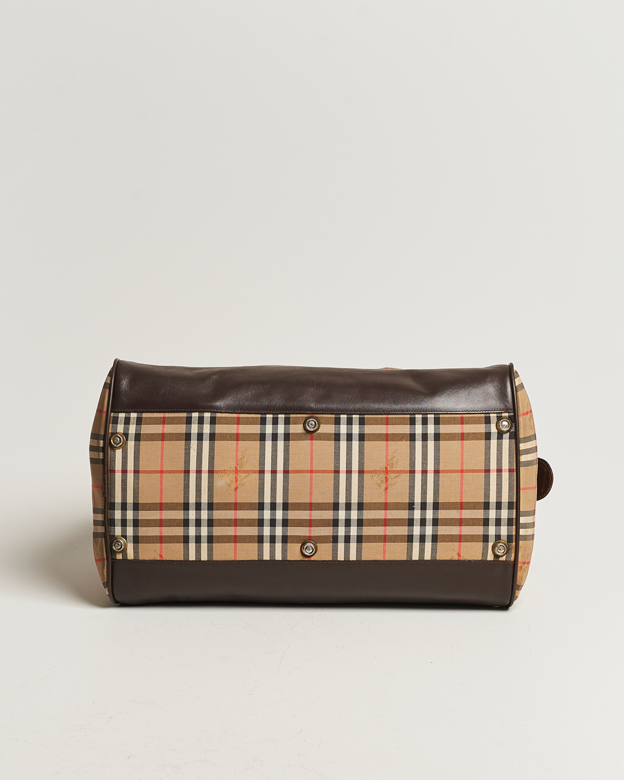 Herre | Burberry Pre-Owned Carry On Travel Bag Haymarket Check | Burberry Pre-Owned | Carry On Travel Bag Haymarket Check