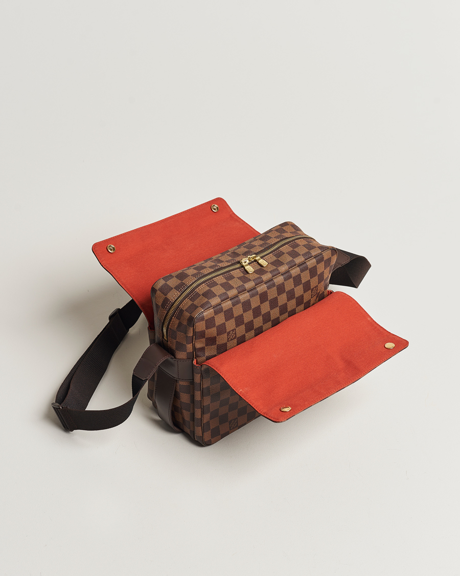 Herre | Louis Vuitton Pre-Owned Naviglio Messenger Bag Damier Ebene | Louis Vuitton Pre-Owned | Naviglio Messenger Bag Damier Ebene