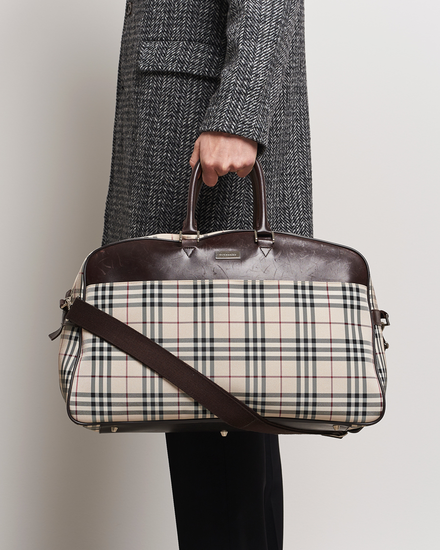 Herre | Burberry Pre-Owned Travel Bag House Check | Burberry Pre-Owned | Travel Bag House Check