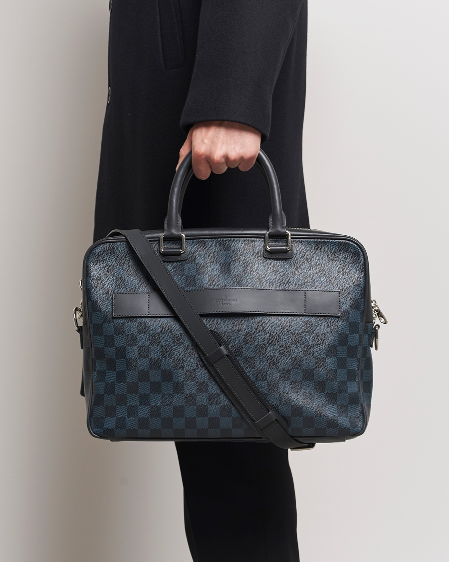 Herre | Louis Vuitton Pre-Owned Porte Documents Business Bag Damier Graphite | Louis Vuitton Pre-Owned | Porte Documents Business Bag Damier Graphite