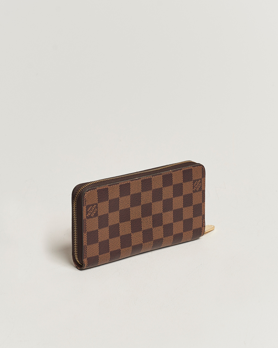 Herre | Louis Vuitton Pre-Owned Zippy Wallet Damier Ebene | Louis Vuitton Pre-Owned | Zippy Wallet Damier Ebene
