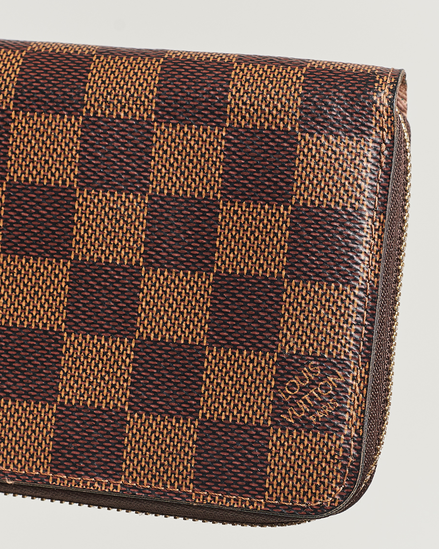 Herre | Louis Vuitton Pre-Owned Zippy Wallet Damier Ebene | Louis Vuitton Pre-Owned | Zippy Wallet Damier Ebene