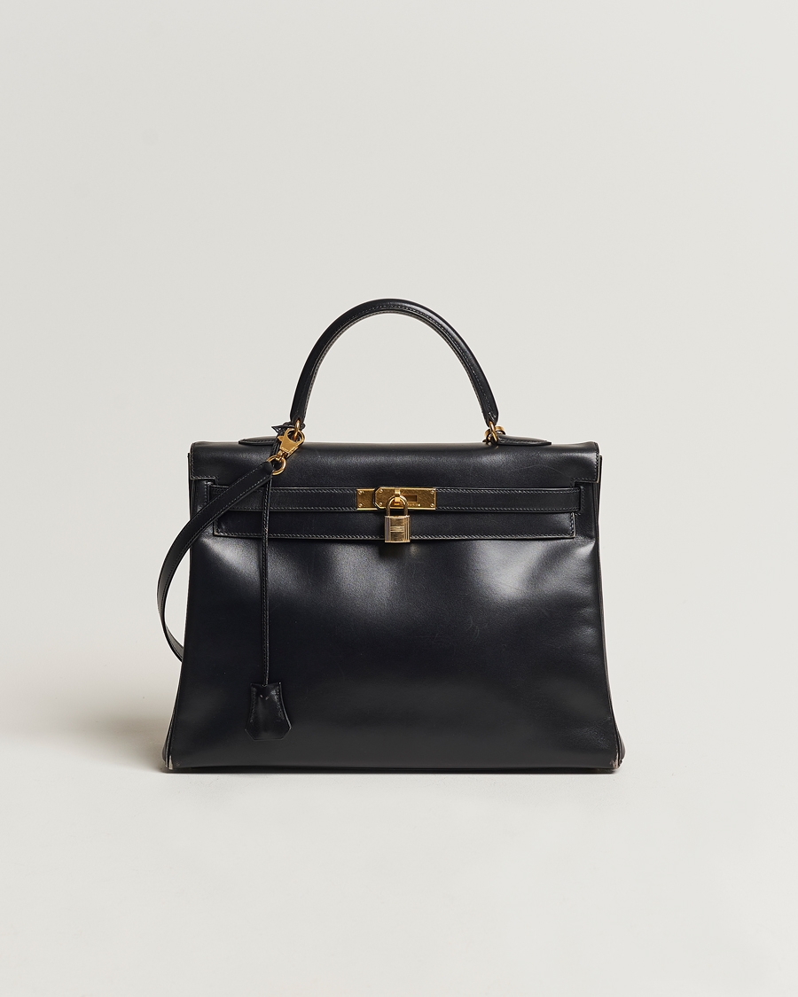 Herre | Hermès Pre-Owned Kelly 35 Handbag Black | Hermès Pre-Owned | Kelly 35 Handbag Black