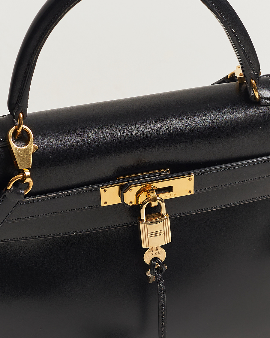 Herre | Hermès Pre-Owned Kelly 35 Handbag Black | Hermès Pre-Owned | Kelly 35 Handbag Black