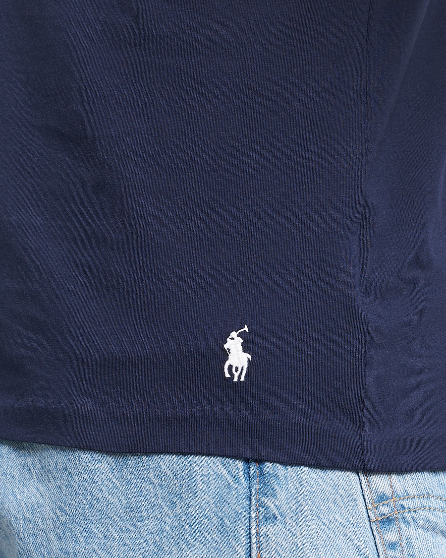 Herre | T-Shirts | Polo Ralph Lauren | 3-Pack Crew Neck T-Shirt Green/Blue/Navy