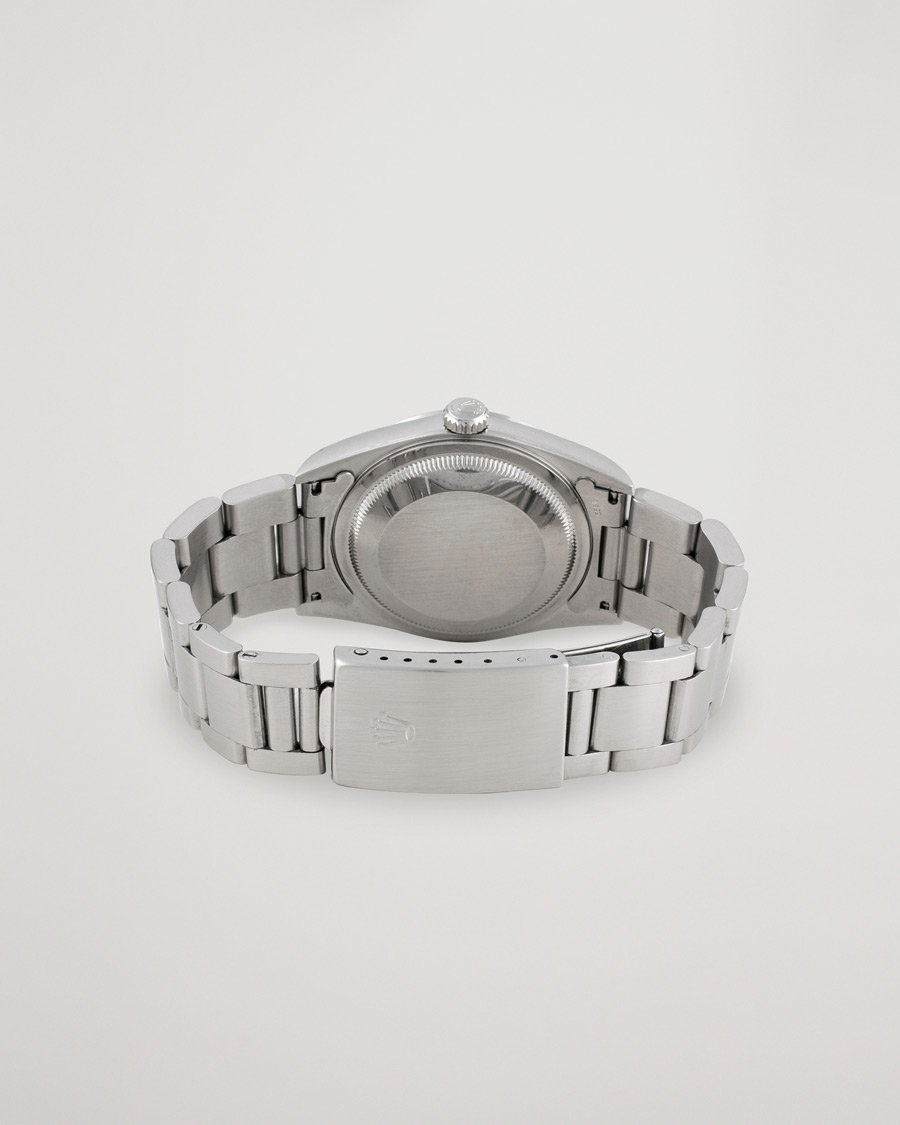 Herre | Rolex Pre-Owned Datejust 16200 Oyster Perpetual Steel White Silver | Rolex Pre-Owned | Datejust 16200 Oyster Perpetual Steel White Silver