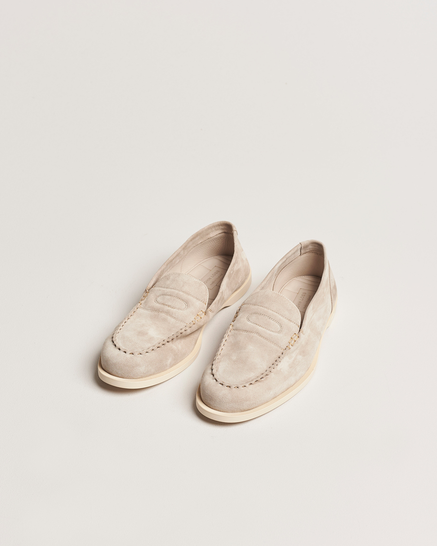 Herre | Håndlagde sko | John Lobb | Pace Summer Loafer Sand Suede