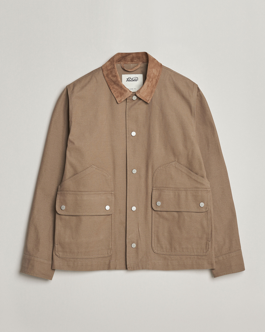 Herre | Jakker | Valstar | Canvas Chore Jacket Khaki