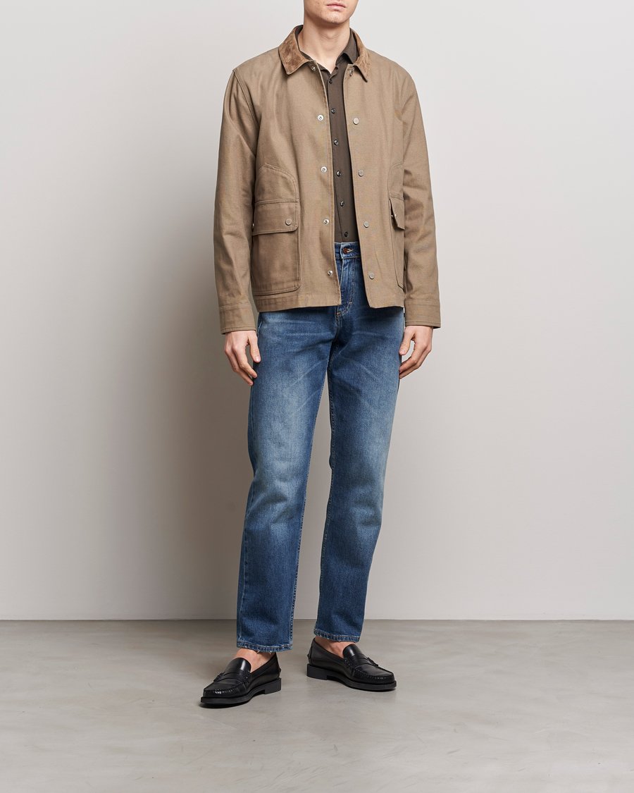 Herre | Jakker | Valstar | Canvas Chore Jacket Khaki