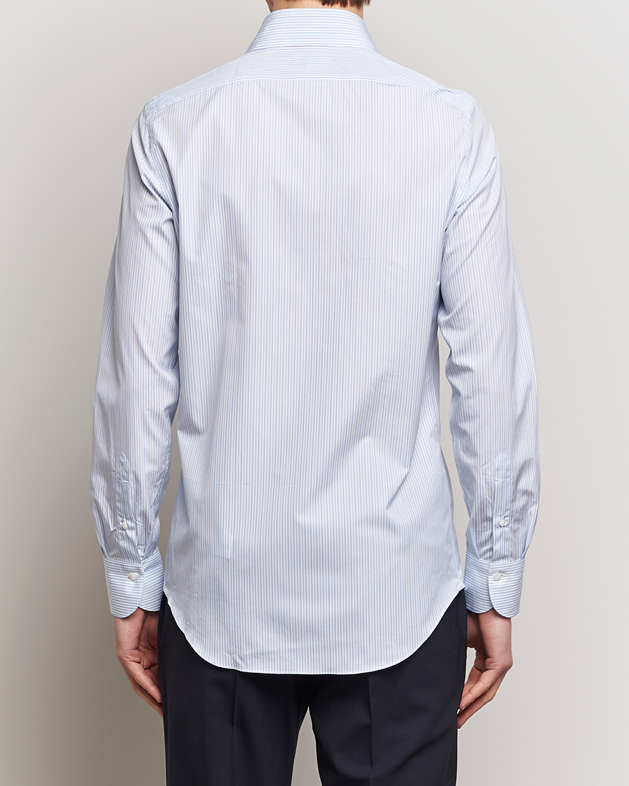 Herre | Skjorter | Finamore Napoli | Milano Slim Giza 170 Dress Shirt Light Blue