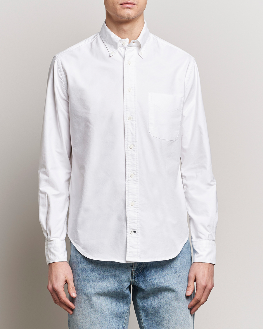 Herre |  | Gitman Vintage | Button Down Oxford Shirt White