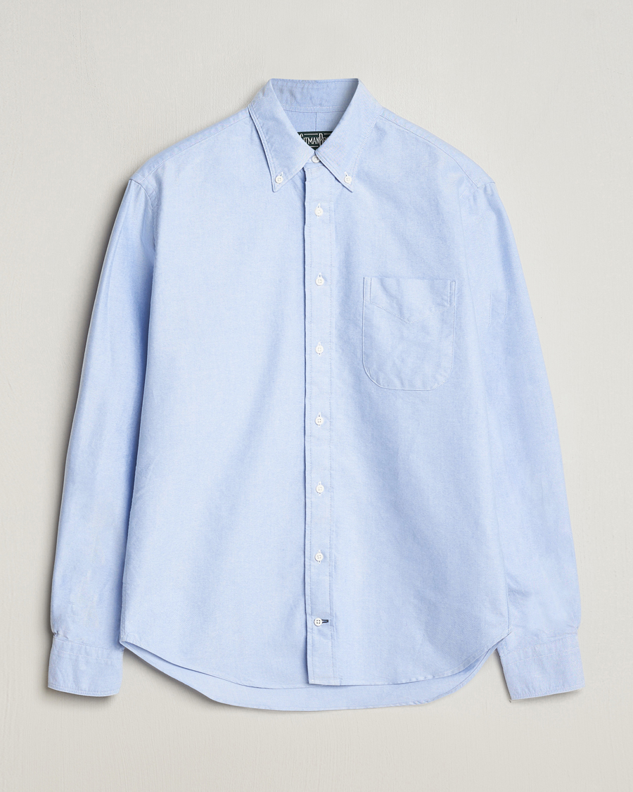 Herre | Skjorter | Gitman Vintage | Button Down Oxford Shirt Light Blue