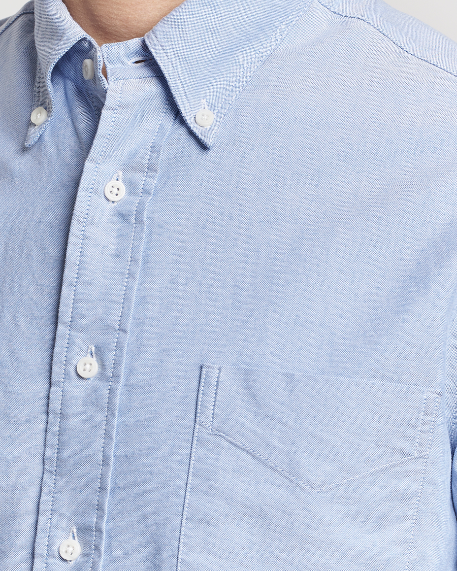 Herre | Skjorter | Gitman Vintage | Button Down Oxford Shirt Light Blue