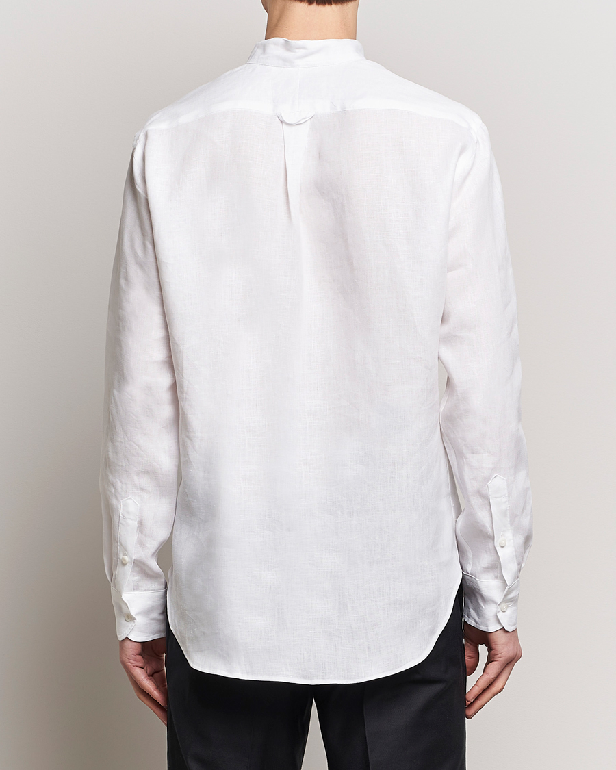 Herre | Skjorter | Gitman Vintage | Linen Popover Shirt White