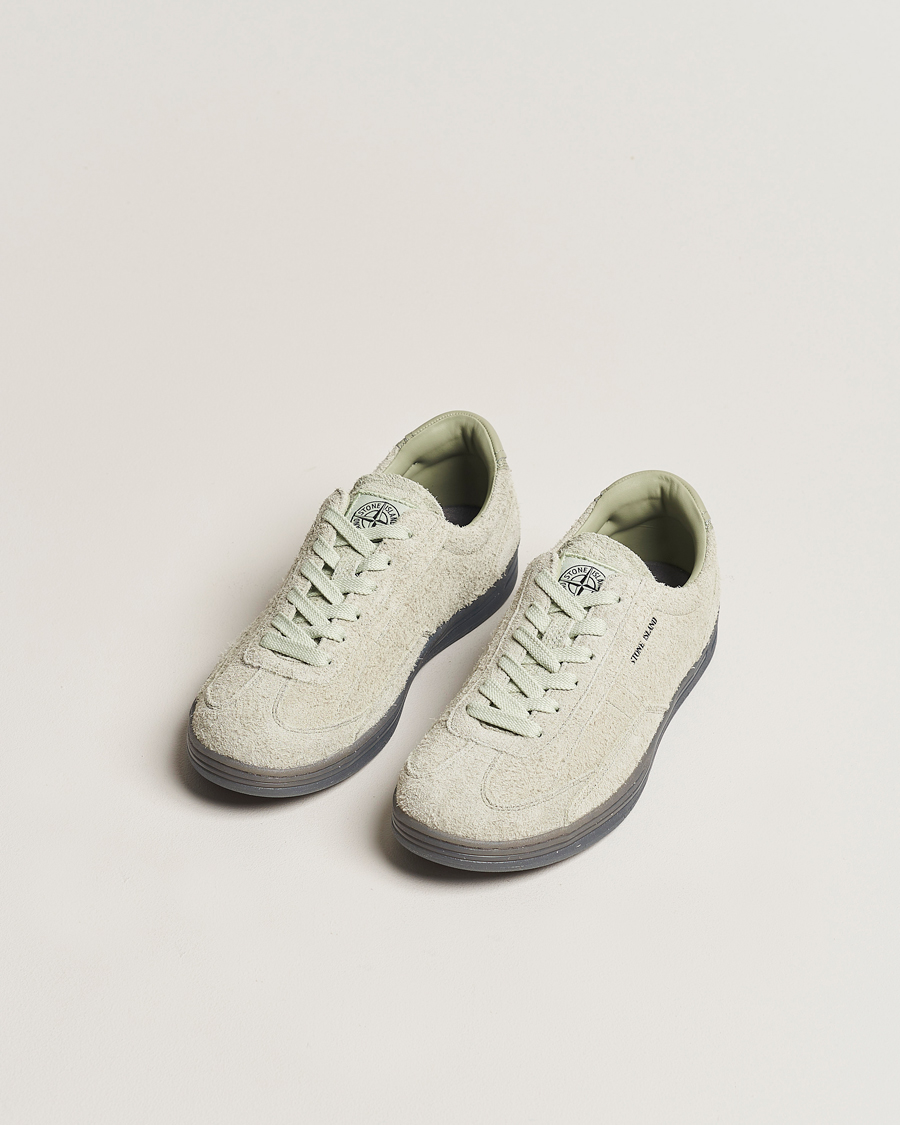 Herre | Nye varemerker | Stone Island | S0101  Suede Sneakers Sage