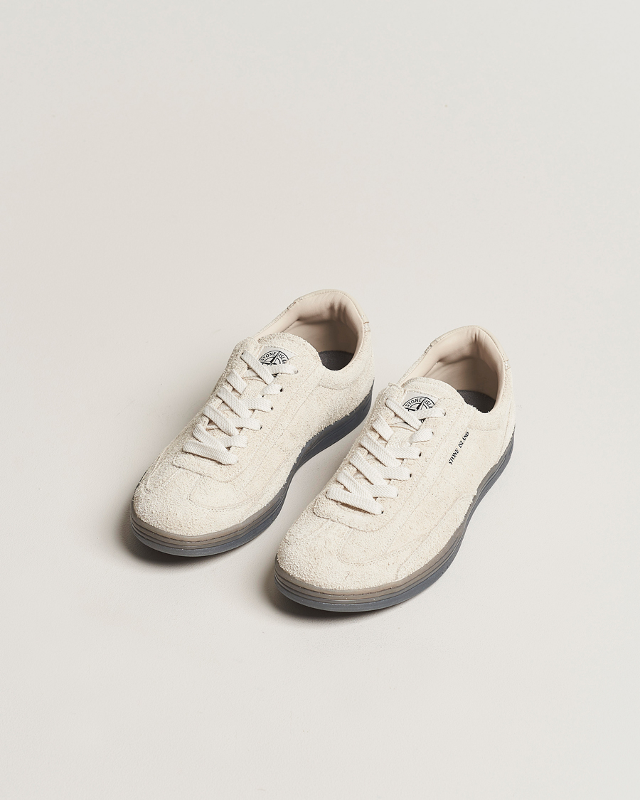 Herre | Stone Island S0101 Suede Sneakers Natural Beige | Stone Island | S0101 Suede Sneakers Natural Beige
