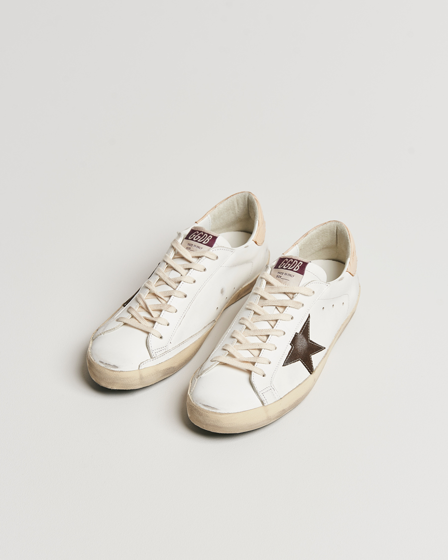Herre |  | Golden Goose Deluxe Brand | Super-Star Sneaker White/Brown
