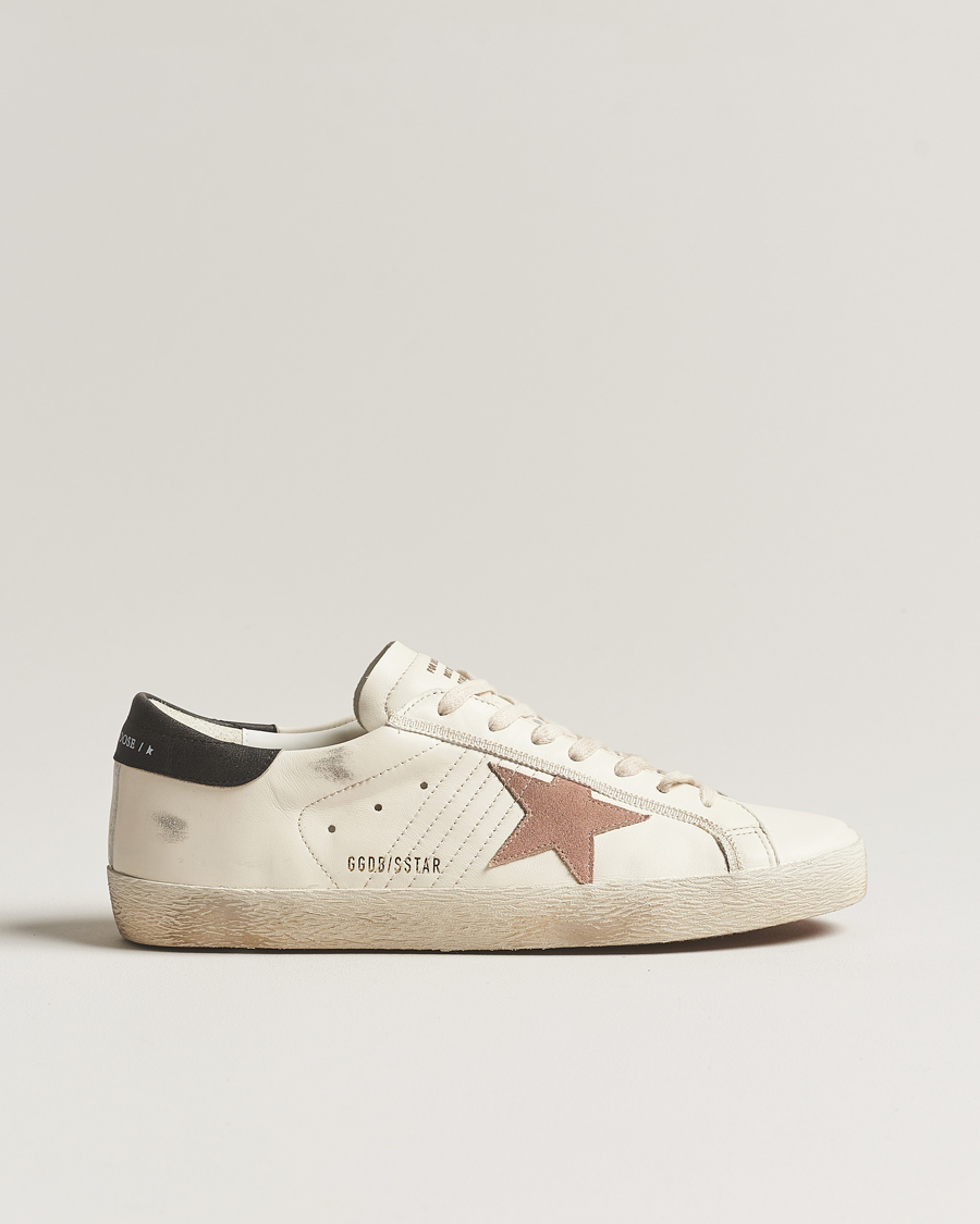 Herre | Golden Goose Deluxe Brand Super-Star Sneaker White/Black | Golden Goose | Deluxe Brand Super-Star Sneaker White/Black
