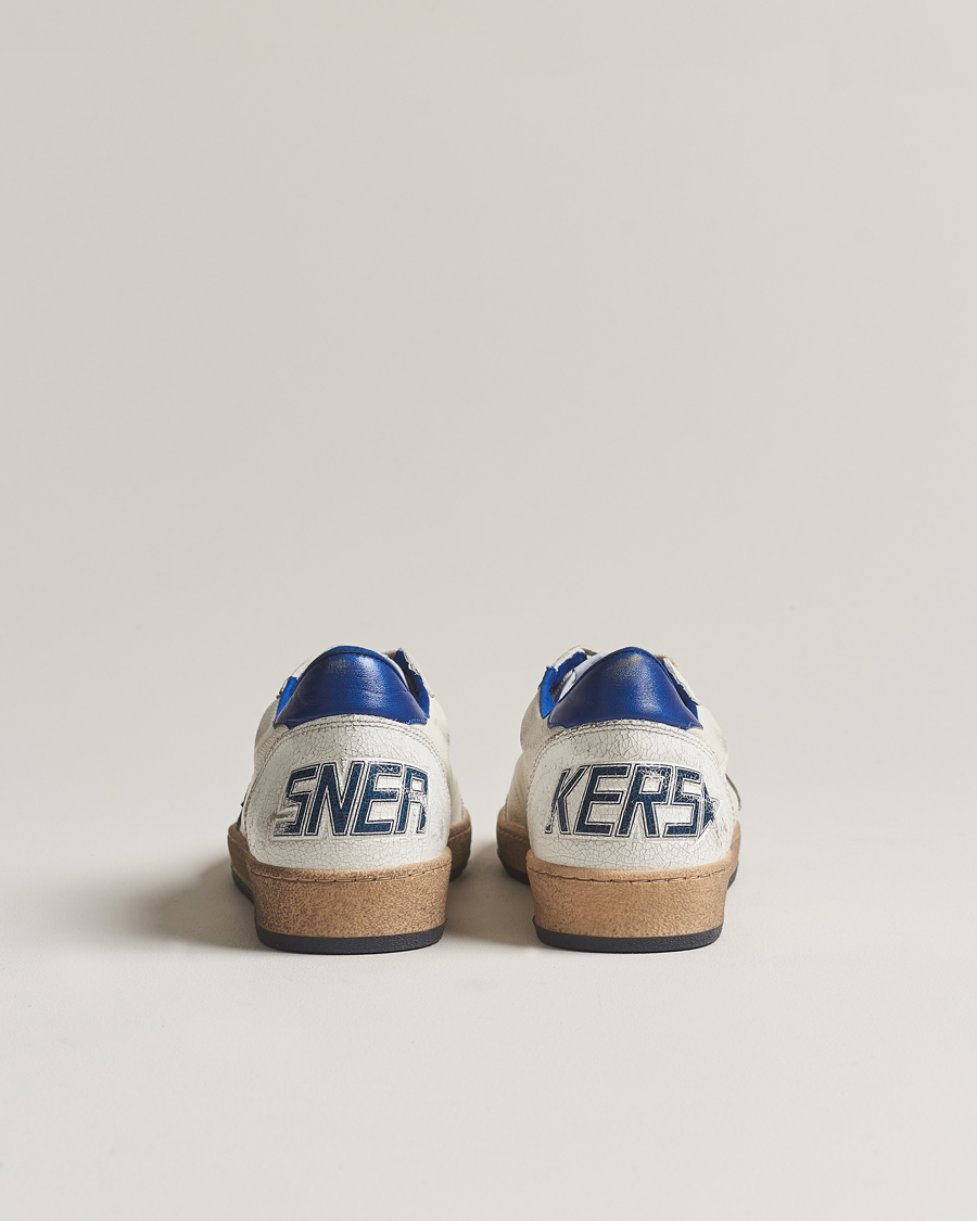 Herre | Golden Goose Ball Star Sneakers White/Blue | Golden Goose | Ball Star Sneakers White/Blue