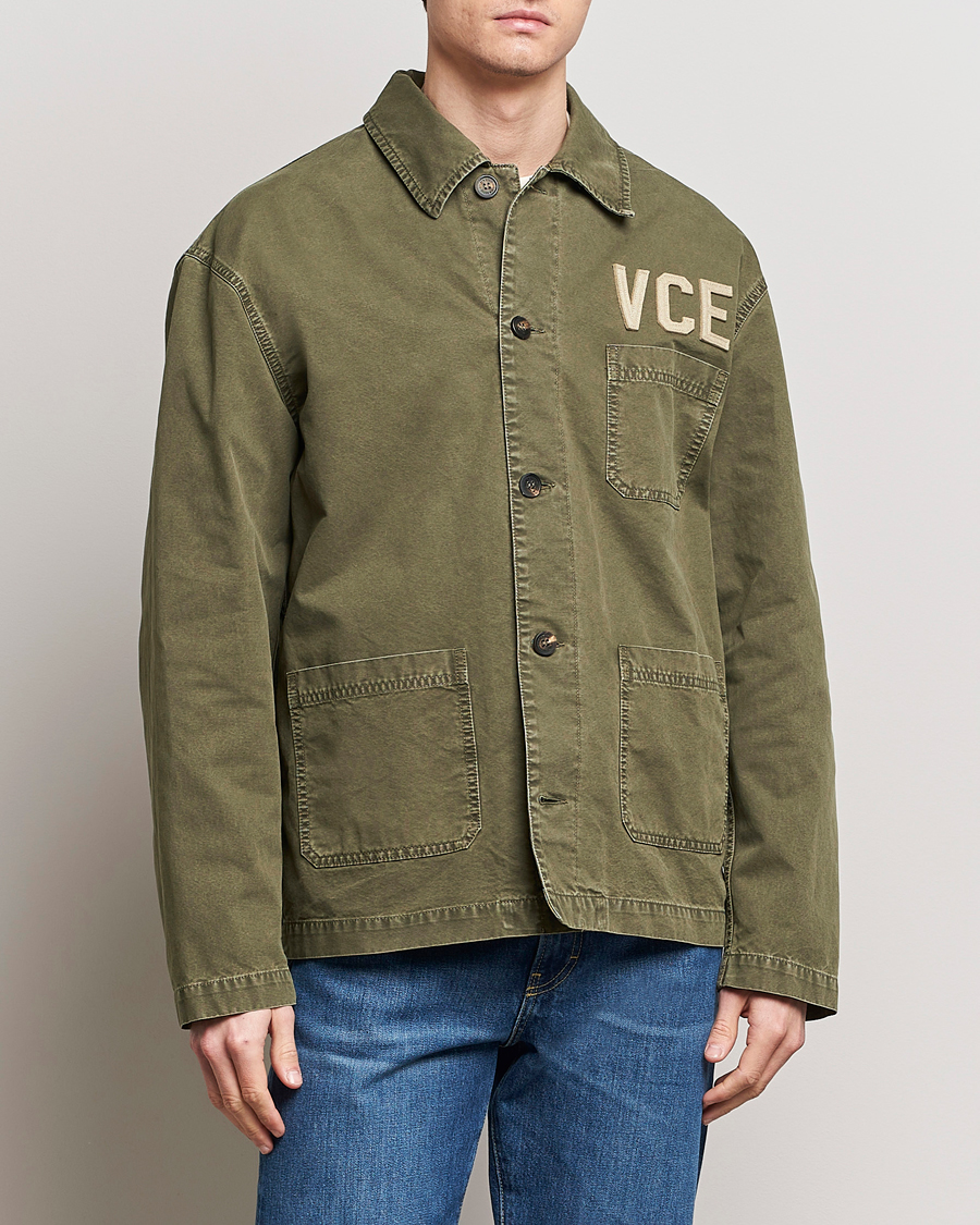Herre | Jakker | Golden Goose | Deluxe Brand Garment Dyed Work Shirt Military Green