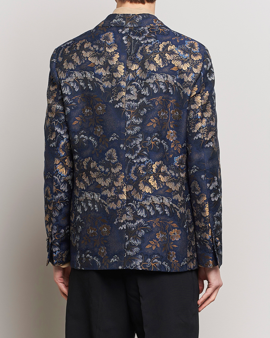 Herre | Dressjakker | Etro | Floral Jacquard Evening Jacket Navy
