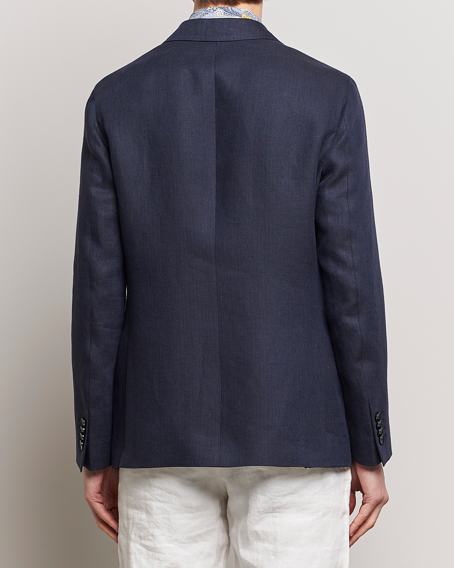 Herre | Dressjakker | Etro | Linen Blazer Navy