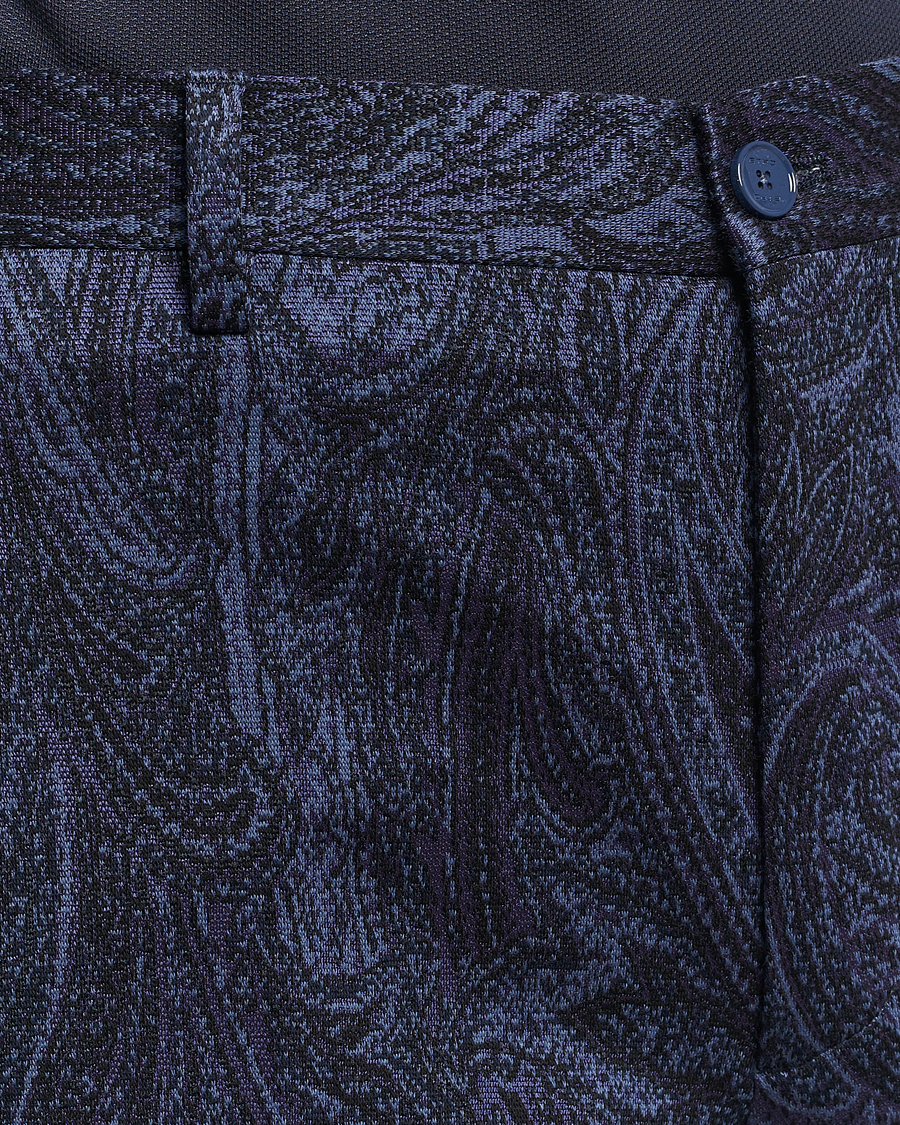 Herre | Bukser | Etro | Tonal Paisley Trousers Navy