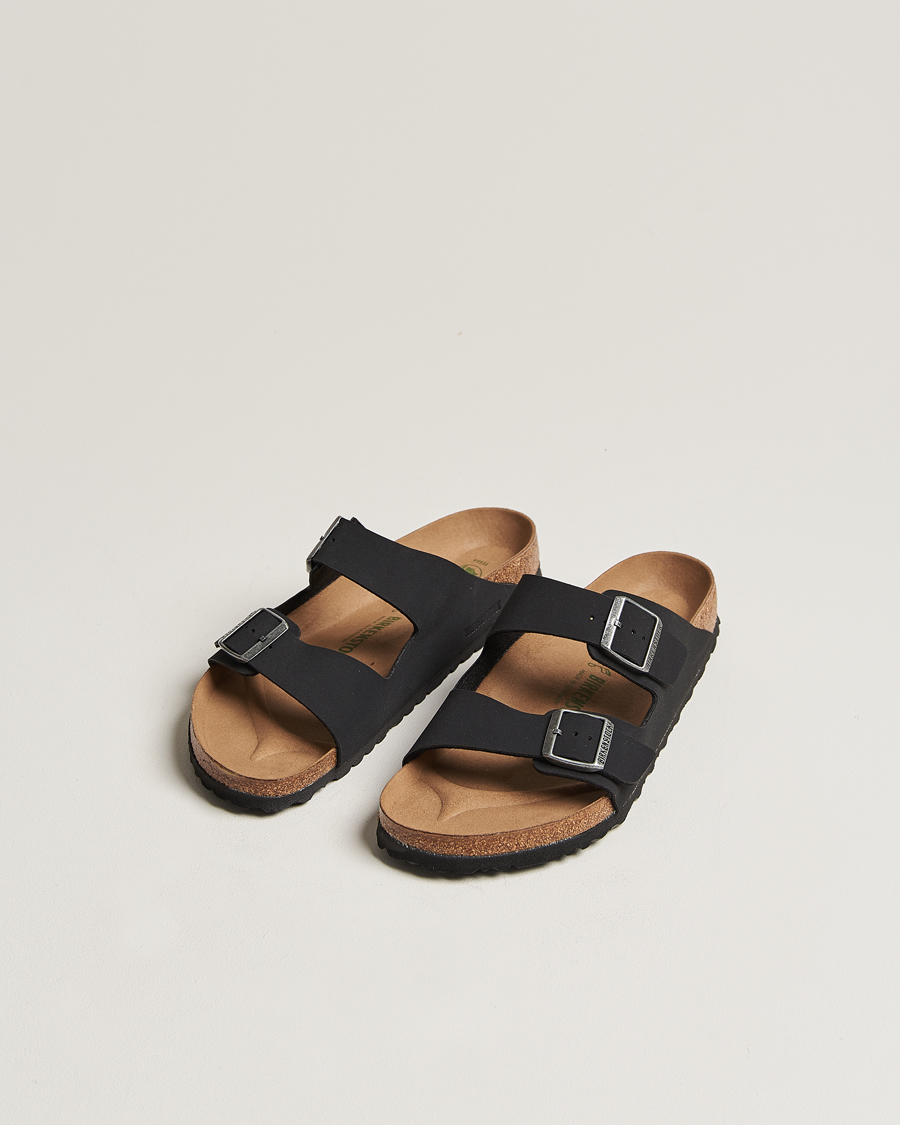 Herre | BIRKENSTOCK Arizona Birko-Flor Vegan Black Nubuck | BIRKENSTOCK | Arizona Birko-Flor Vegan Black Nubuck