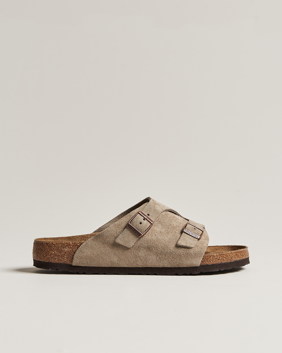 Herre | Sandaler og tøfler | BIRKENSTOCK | Zürich Taupe Suede