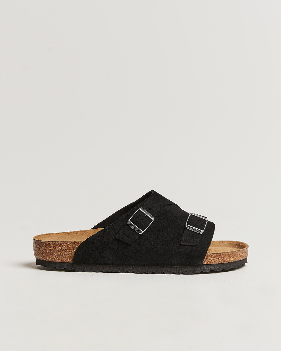 Herre | BIRKENSTOCK Zürich Black Suede | BIRKENSTOCK | Zürich Black Suede