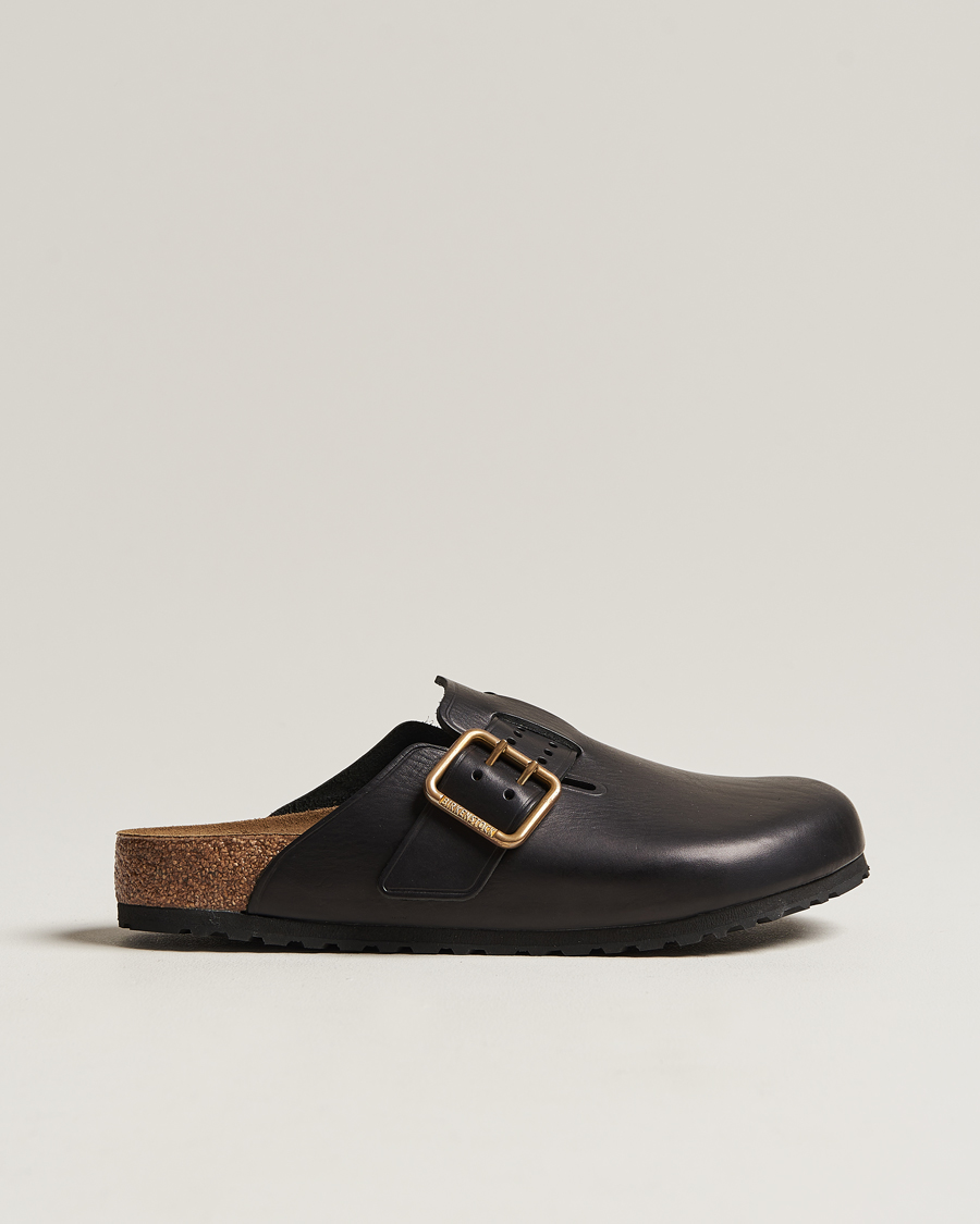 Herre | BIRKENSTOCK Boston Bold Black Leather | BIRKENSTOCK | Boston Bold Black Leather