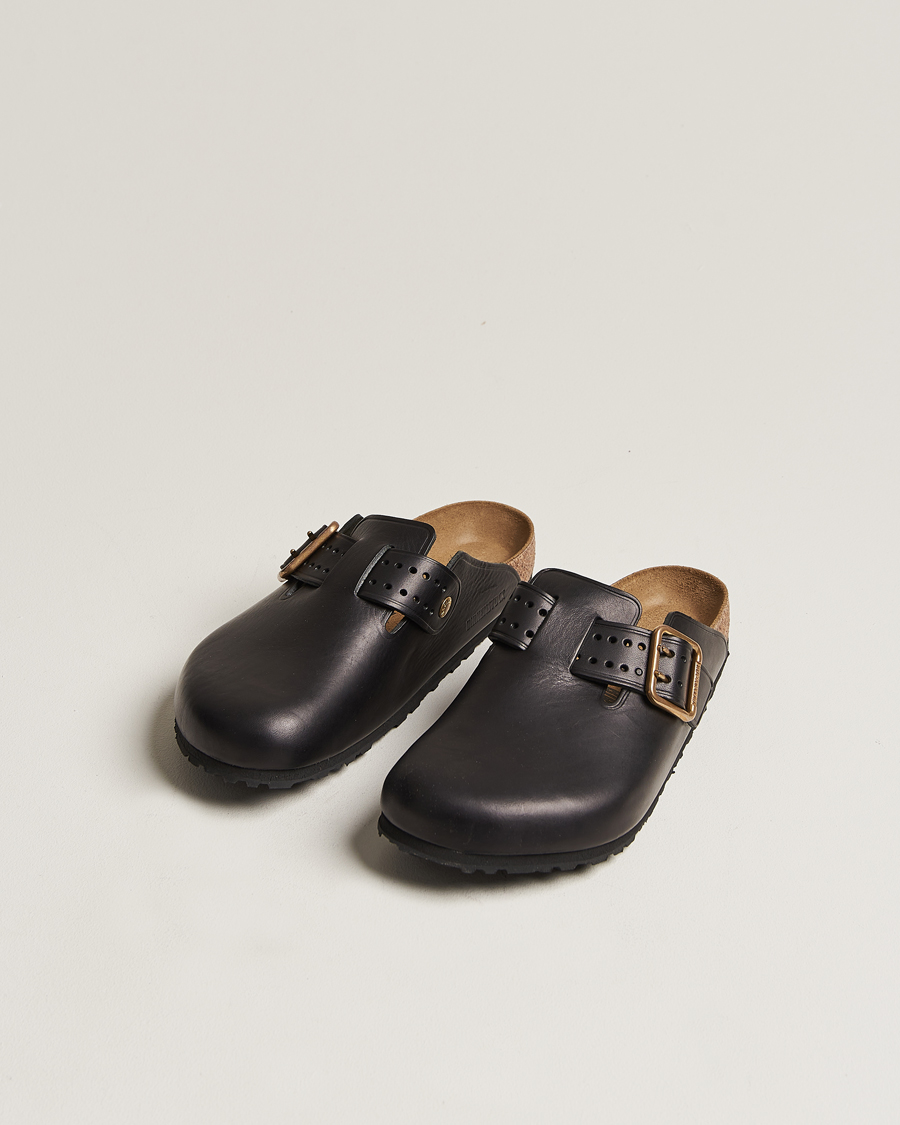 Herre | BIRKENSTOCK Boston Bold Black Leather | BIRKENSTOCK | Boston Bold Black Leather
