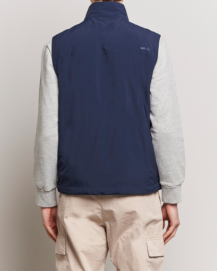 Herre | Jakker | NN07 | Zack Recycled Vest Navy Blue