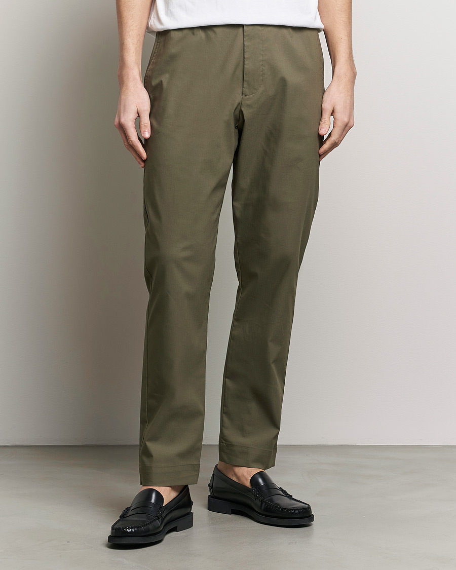 Herre | Avdelinger | NN07 | Billie Drawstring Pants Capers Green