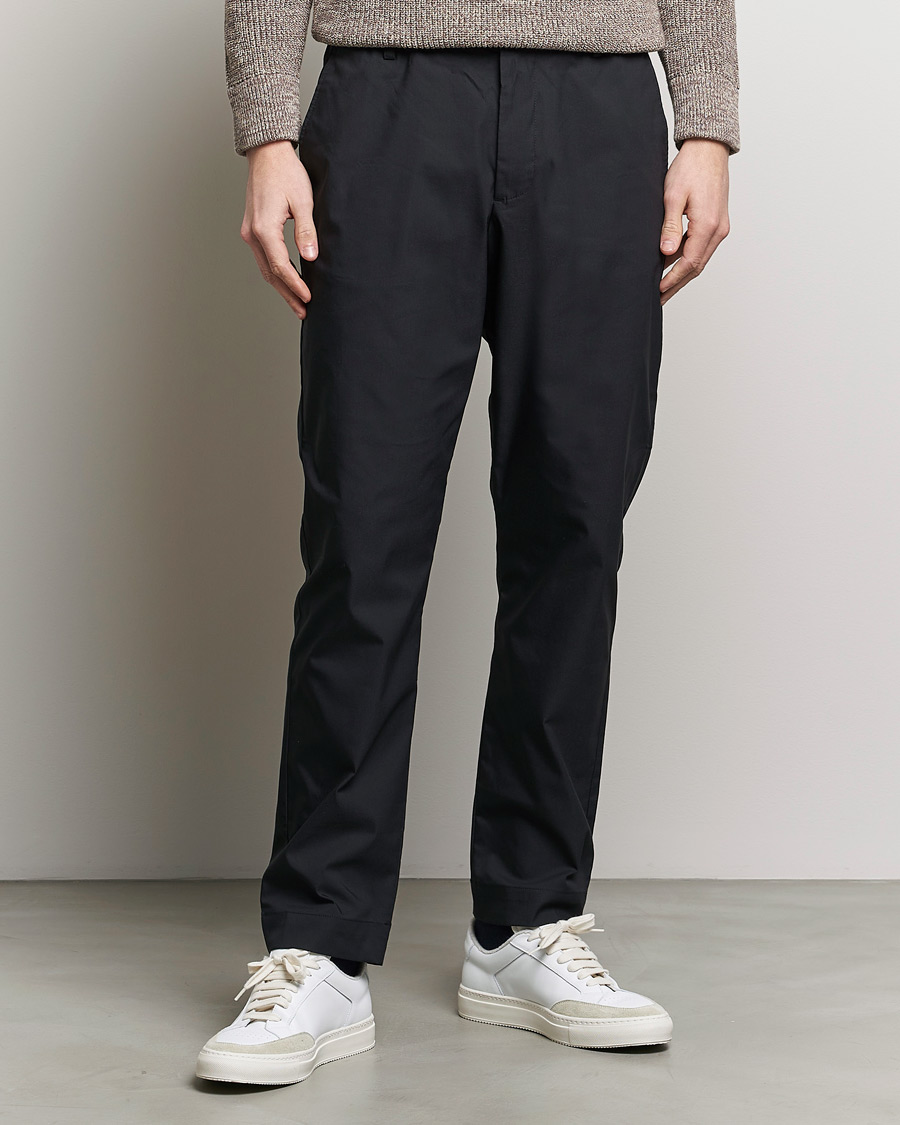 Herre | Bukser | NN07 | Billie Tech Drawstring Pants Black