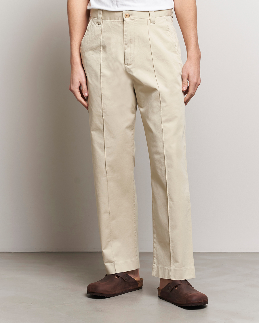 Herre | Klær | NN07 | Tauber Pleated Trousers Ecru