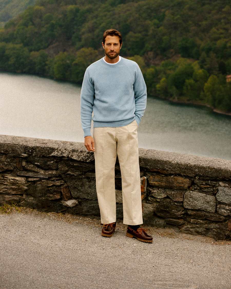 Herre | Bukser | NN07 | Tauber Pleated Trousers Ecru