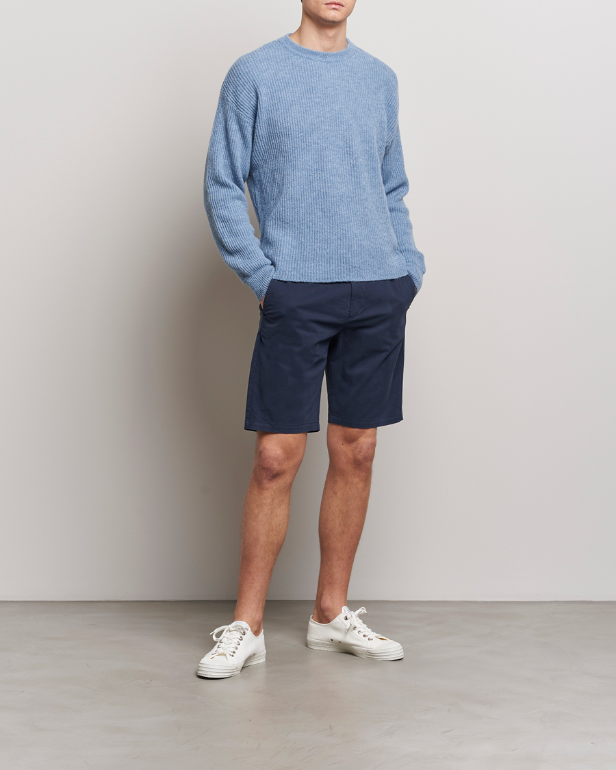 Herre | Shorts | NN07 | Crown Shorts Navy Blue