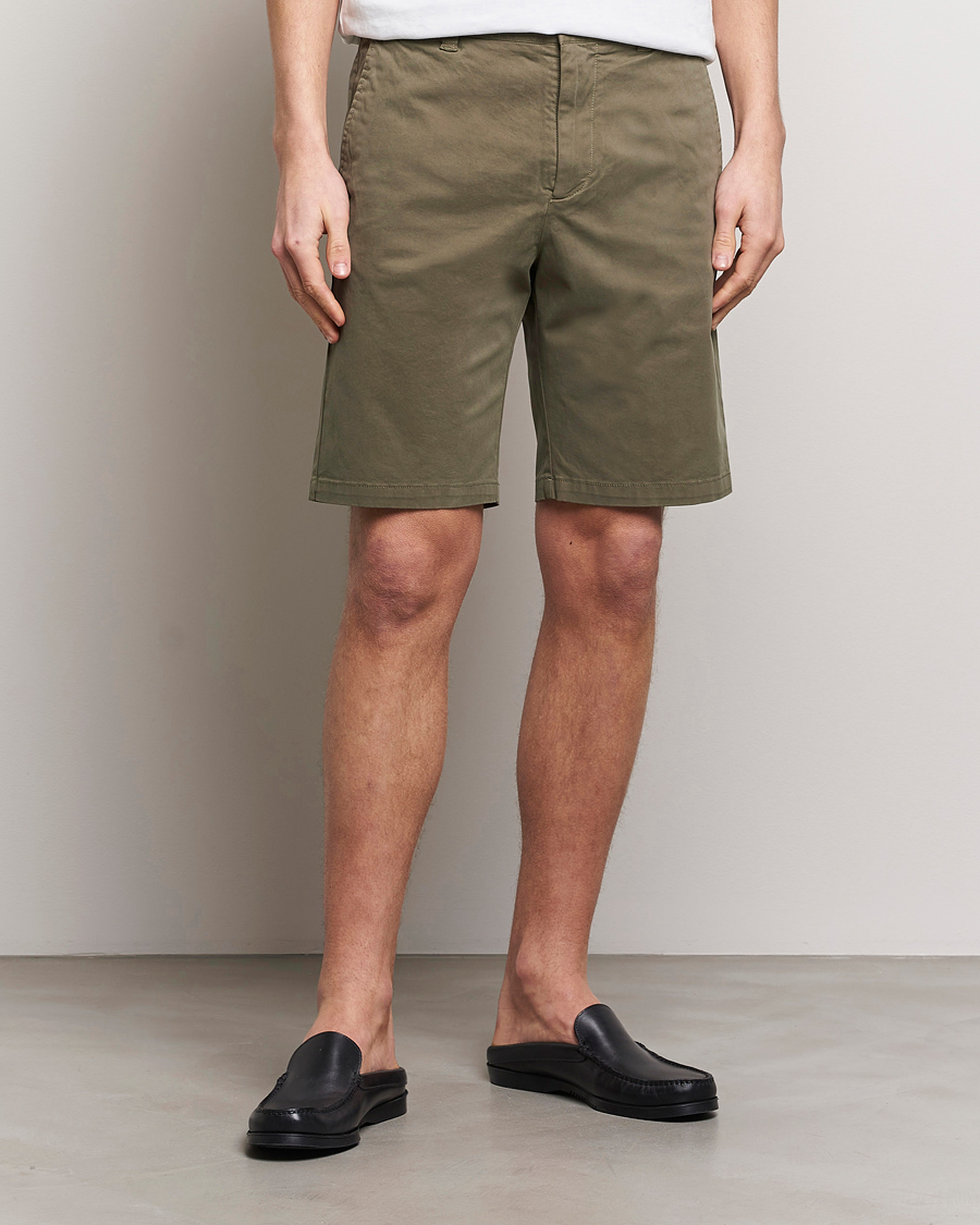Herre | Chinosshorts | NN07 | Crown Shorts Capers Green