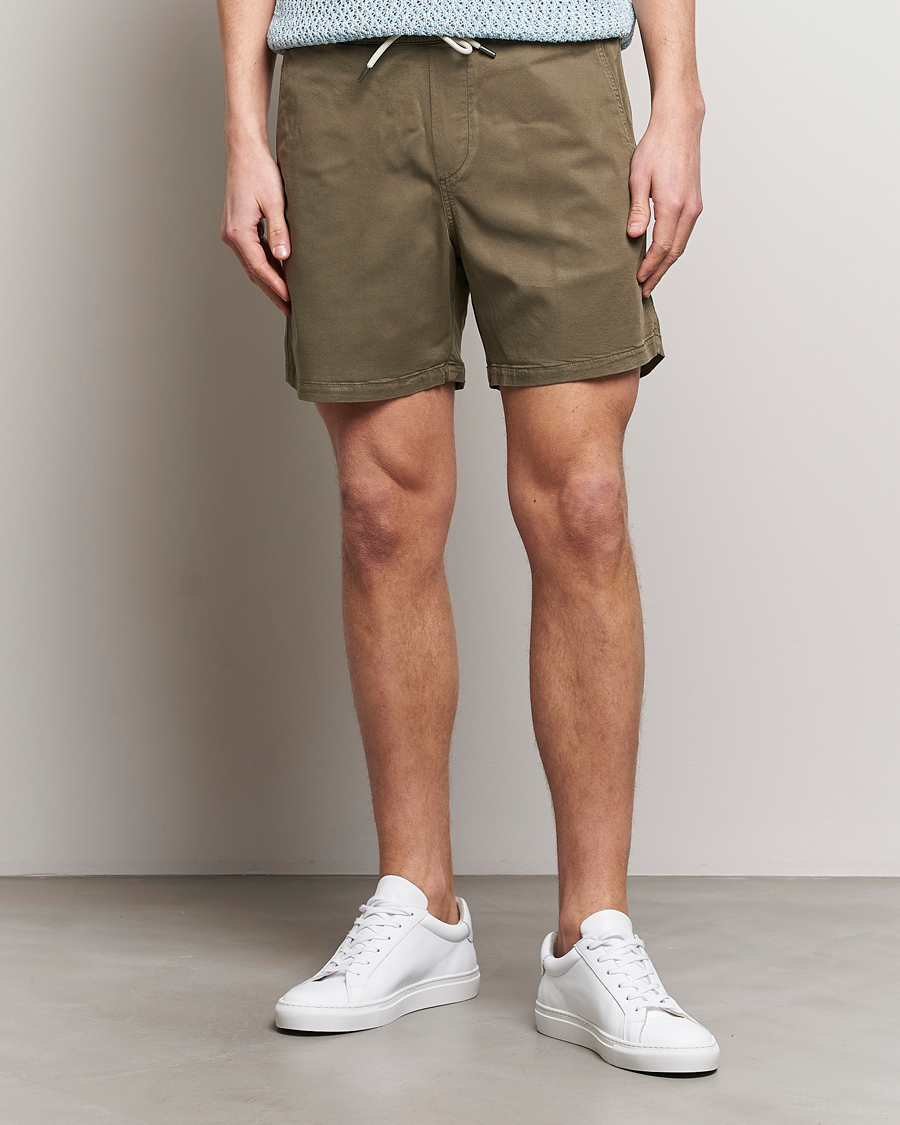 Herre | Drawstringshorts | NN07 | Gregor Tencel Drawstring Shorts Clay