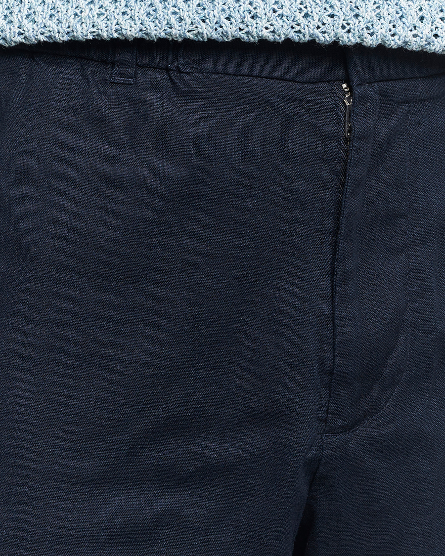 Herre | Shorts | NN07 | Billie Linen Shorts Navy Blue