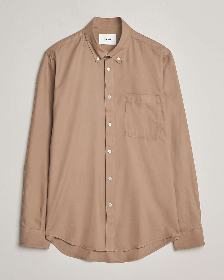 Herre | Skjorter | NN07 | Arne Tencel Shirt Greige