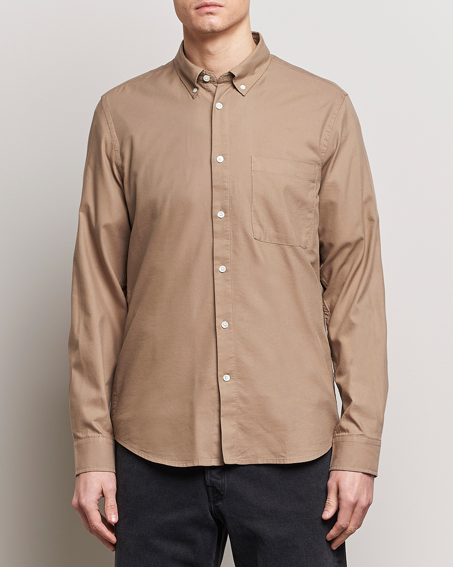 Herre | NN07 | NN07 | Arne Tencel Shirt Greige