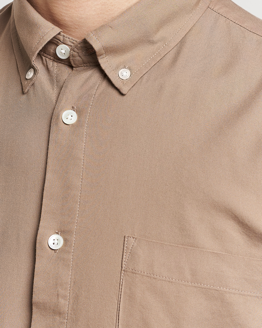 Herre | Skjorter | NN07 | Arne Tencel Shirt Greige