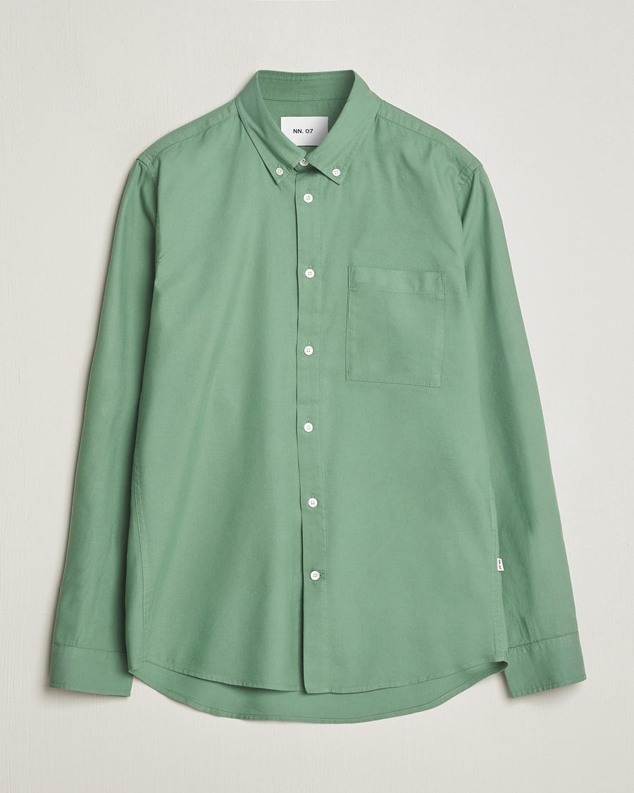 Herre | Skjorter | NN07 | Arne Tencel Shirt Hedge Green
