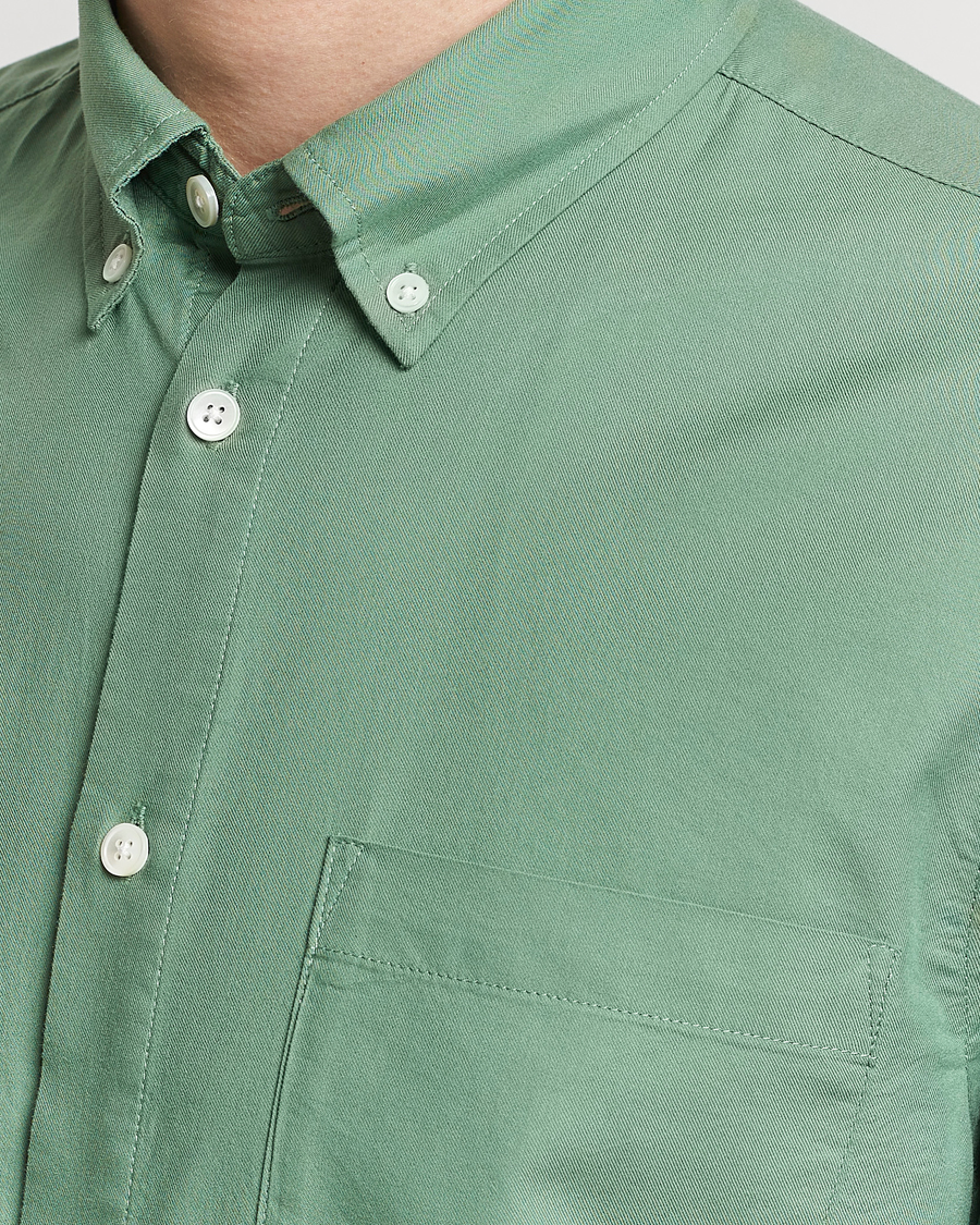 Herre | Skjorter | NN07 | Arne Tencel Shirt Hedge Green
